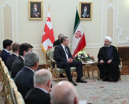 حضور نخست وزیر گرجستان در تهران