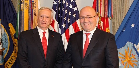 دیدار وزیر دفاع گرجستان با وزیر دفاع آمریکا