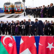 افتتاح خط راه آهن باكو–تفليس–قارص