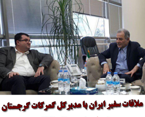 ملاقات سفیر ایران با مدیرکل گمرکات گرجستان